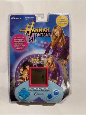 Hannah Montana Zizzle Electronic Handheld Game 2007 - 5 Games in 1 Disney #05021